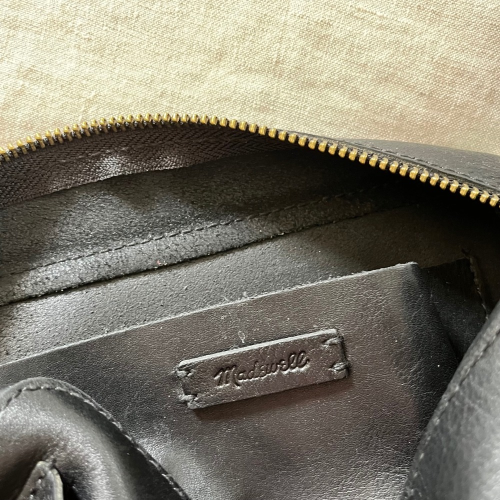 Madewell Transport Camera Crossbody Leather Bag Black - Picture 8 of 10